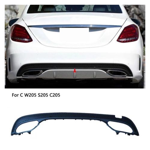 Mercedes-Benz Rear Bumper Diffuser – A2058856238 – W205 C-Class AMG Line Pre-Facelift (2014–2018)