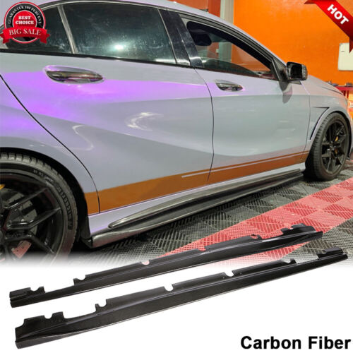 Mercedes-Benz W117 CLA-Class (2013–2019) Side Skirt with Shining Trim