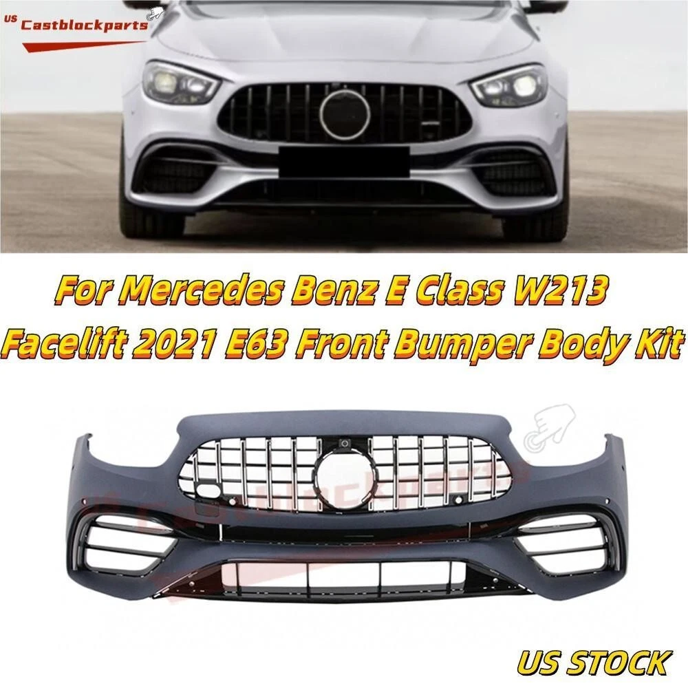Voorbumper Side Trim Fit Vervanging Voor Benz C?Class W205 S205 AMG Line Facelift C43 C63 20192021