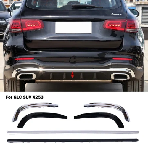Mercedes-Benz Rear Bumper Chrome Trim – A2538858306 – GLC-Class (X253) Facelift (2019–2022)